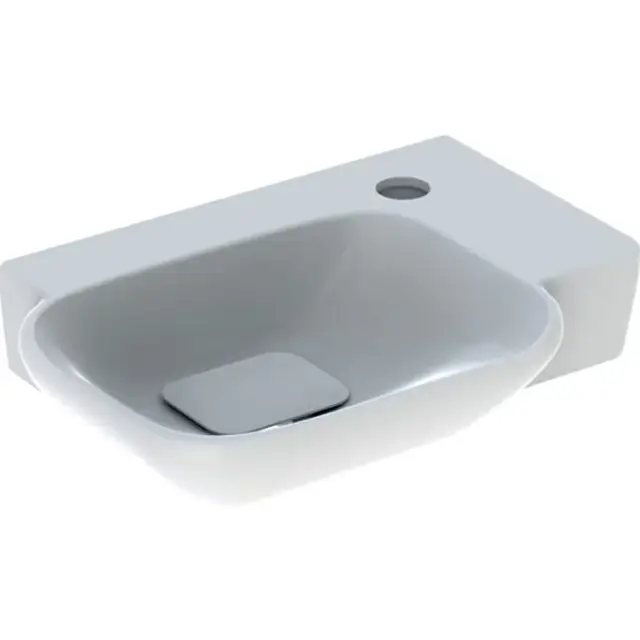 Geberit MyDay Раковина подвесная, 40х10,5х28 см, с 1 отв., DX, цвет: белый 125540600