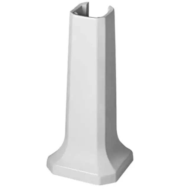 Duravit 1930 Пьедестал для раковины, цвет белый c Wonder Gliss 8579000001