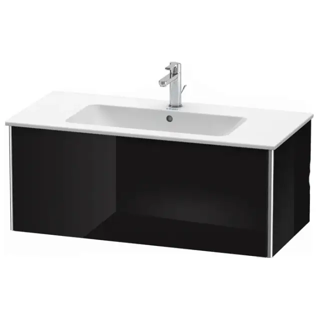 Duravit XSquare База под раковину 101х47,8хh40 cм, цвет черный глянц (для 233610) XS407304040