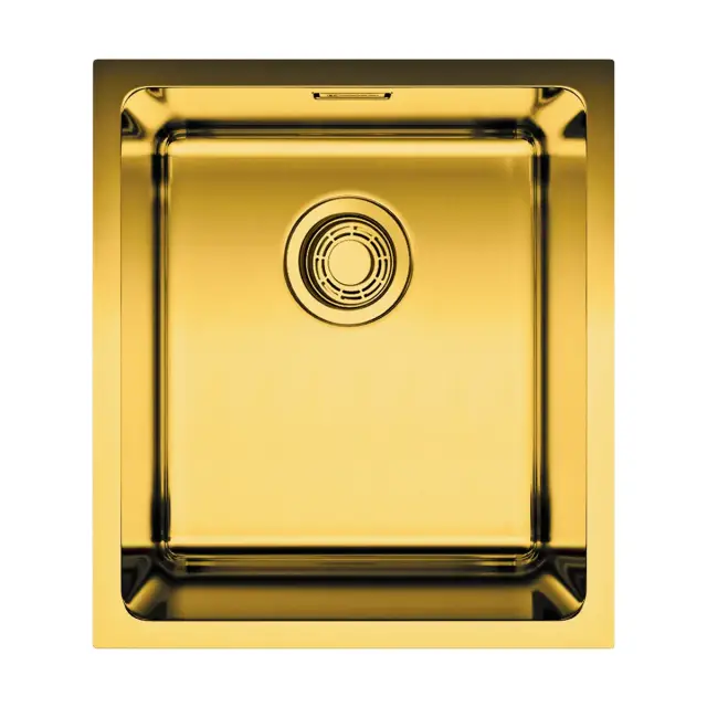Omoikiri Tadzava 39-U/I-AB Кухонная мойка нерж. сталь 39x44 см, цвет: латунь 4993078