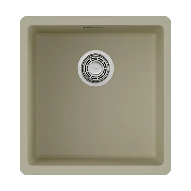 Omoikiri Kata 40-U-BE Кухонная мойка Artgranit 40x42 см, цвет: ваниль 4993394