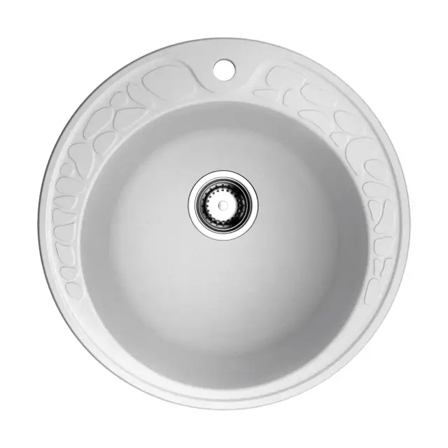 Omoikiri Tovada 51-PA Кухонная мойка Artgranit 51x51 см, цвет: пастила 4993365