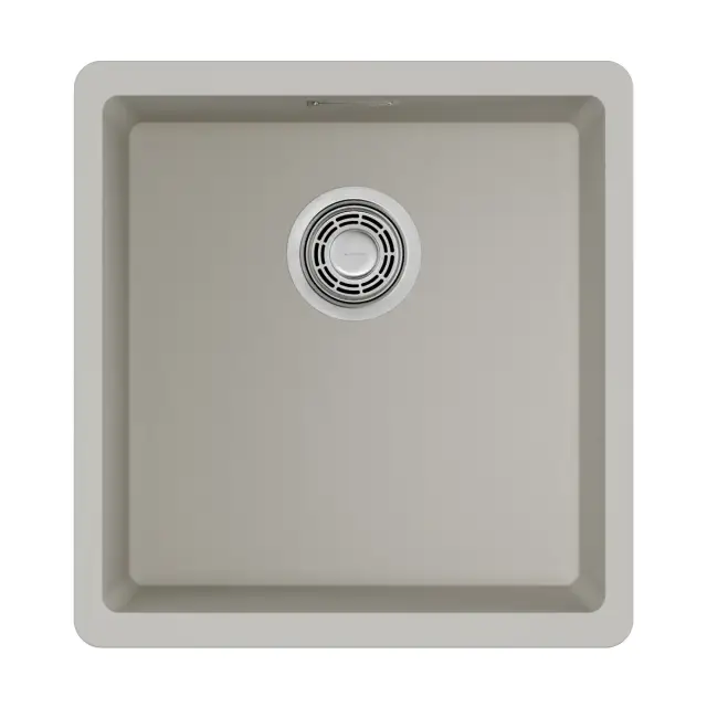 Omoikiri Kata 40-U-PA Кухонная мойка Artgranit 40x42 см, цвет: пастила 4993393