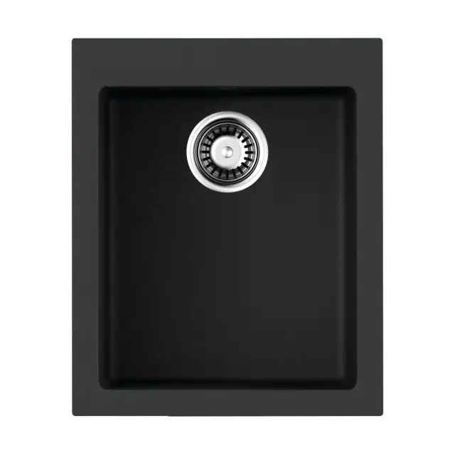 Omoikiri Bosen 41-BL Кухонная мойка Tetogranit 41x50 см, цвет: черный 4993141