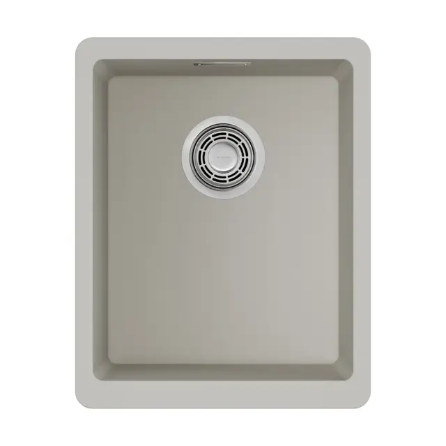 Omoikiri Kata 34-U-PA Кухонная мойка Artgranit 34x42 см, цвет: пастила 4993379