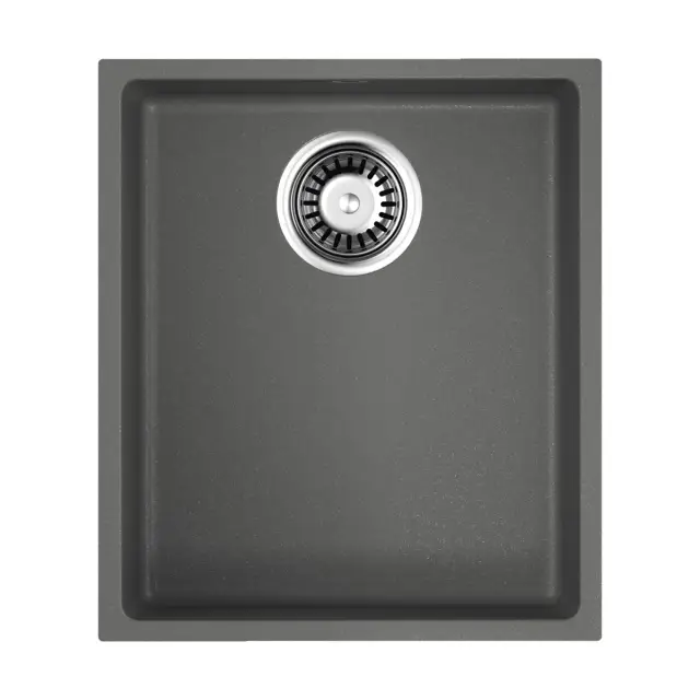 Omoikiri Bosen 38-U-PL Кухонная мойка Tetogranit 38x44 см, цвет: платина 4993230