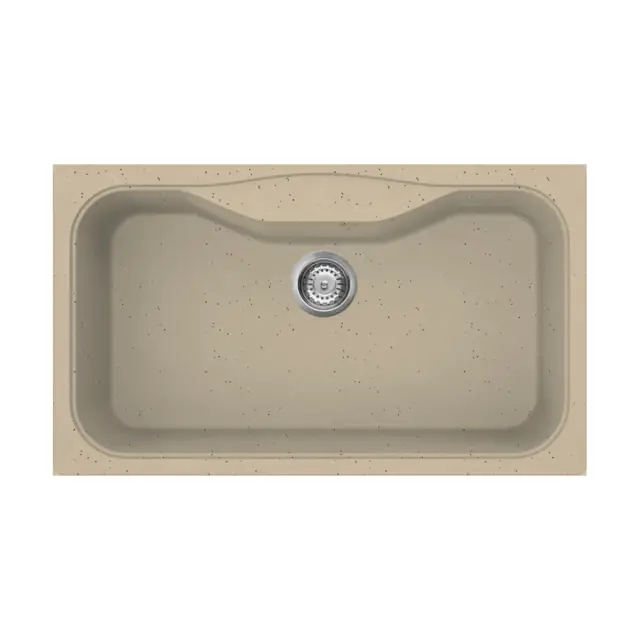 Omoikiri Maru 86-CH Кухонная мойка Tetogranit 86x50 см, цвет: шампань 4993242