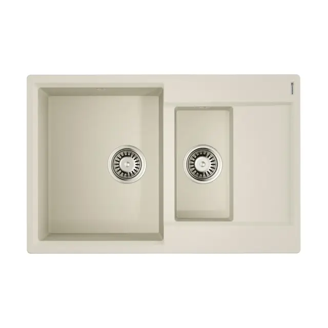 Omoikiri Daisen 78-2-PA Кухонная мойка Artgranit 78x51 см, цвет: пастила 4993330
