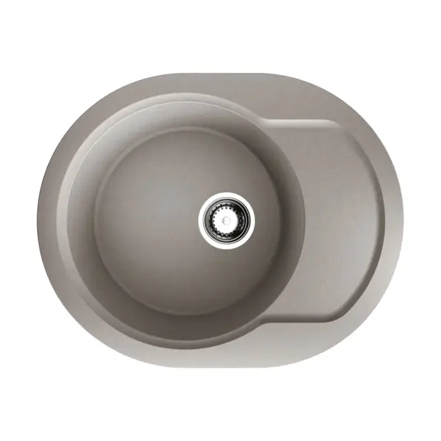 Omoikiri Manmaru 62-GR Кухонная мойка Artgranit 62x50 см, цвет: leningrad grey 4993353