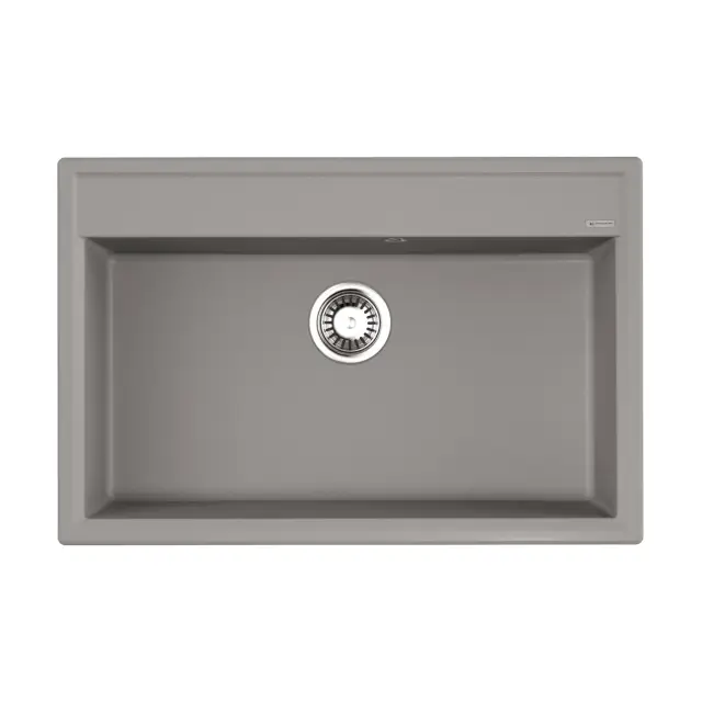 Omoikiri Daisen 77-GR Кухонная мойка Artgranit 77x51 см, цвет: leningrad grey 4993628