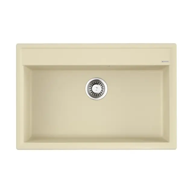 Omoikiri Daisen 77-BE Кухонная мойка Artgranit 77x51 см, цвет: ваниль 4993624