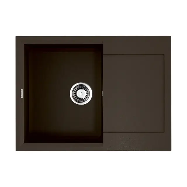 Omoikiri Sakaime 68-DC Кухонная мойка Tetogranit 68x50 см, цвет: темный шоколад 4993192