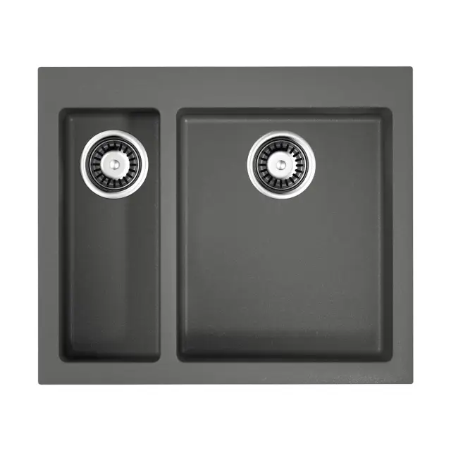 Omoikiri Bosen 59-2-PL Кухонная мойка Tetogranit 59x50 см, цвет: платина 4993224