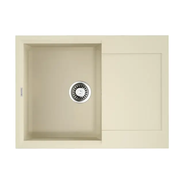 Omoikiri Sakaime 68-BE Кухонная мойка Tetogranit 68x50 см, цвет: ваниль 4993109