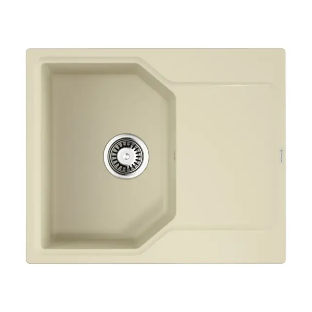 Omoikiri Yonaka 61-BE Кухонная мойка Artgranit 61,5x51 см, цвет: ваниль 4993632
