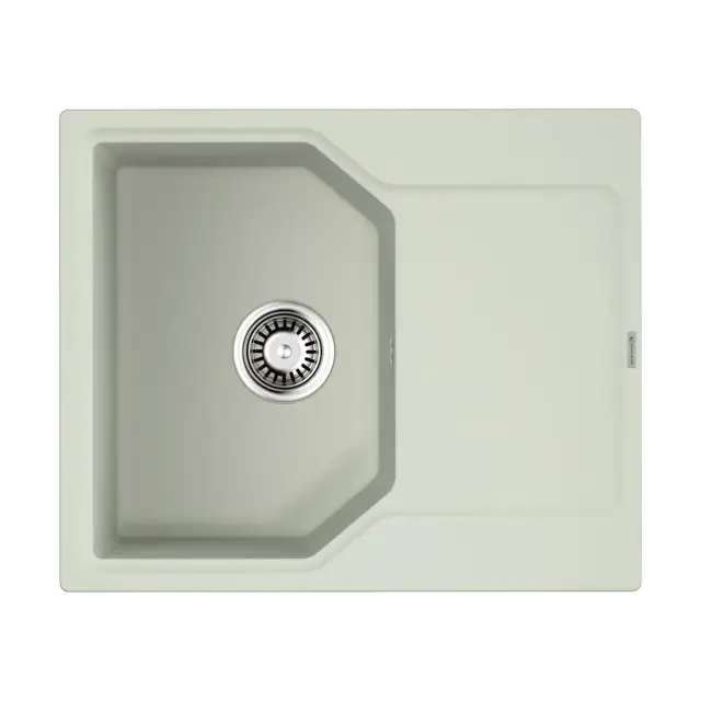 Omoikiri Yonaka 61-PA Кухонная мойка Artgranit 61,5x51 см, цвет: пастила 4993634