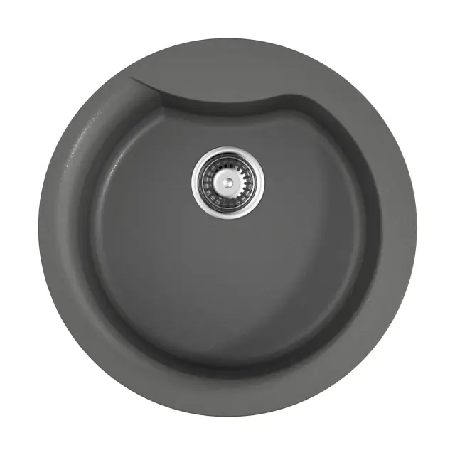 Omoikiri Yasugata 48R-PL Кухонная мойка Tetogranit 48,5x48,5 см, цвет: платина 4993212