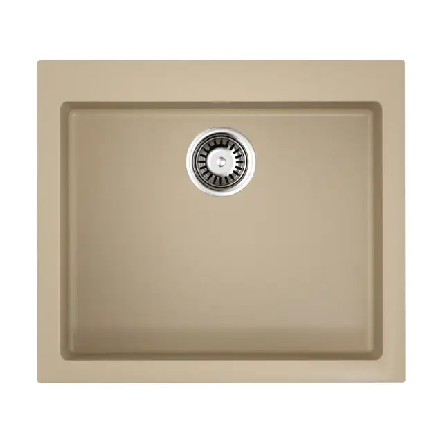 Omoikiri Bosen 57-CH Кухонная мойка Tetogranit 57x50 см, цвет: шампань 4993244