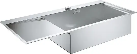 Grohe K1000 Кухонная мойка из нерж. стали 116x20 см, с крылом и доп. чашей, цвет: нержавеющая сталь 31582SD0