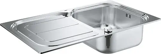 Grohe K300 Кухонная мойка из нержавеющей стали 86x17,5 см, с крылом, цвет: нержавеющая сталь 31563SD0