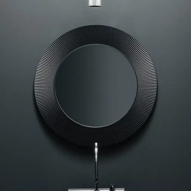 Laufen Kartell Зеркало круглое диаметр 78 см, цвет черный 3.8633.1.091.000.1