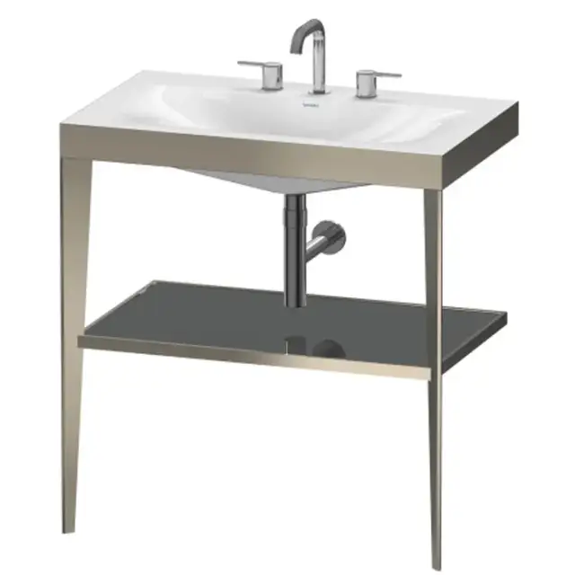 Duravit XViu Консоль напольная, 85x80xh48 cм, цвет champagne matt/flannel grey high XV4715TB189