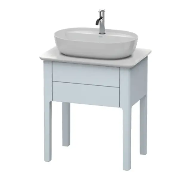 Duravit Luv База напольная, 74,3x68,8xh45 см, цвет светло-голубой шелков.-мат. LU956009797