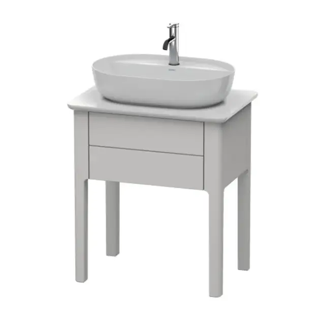 Duravit Luv База напольная, 74,3x68,8xh45 см, цвет скандинавско белый шелков.-мат. LU956003939
