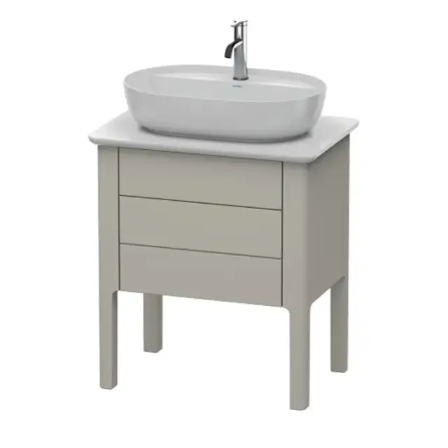 Duravit Luv База напольная, 74,3x68,8xh45 см, цвет серо-коричневый шелков.-мат. LU956506060