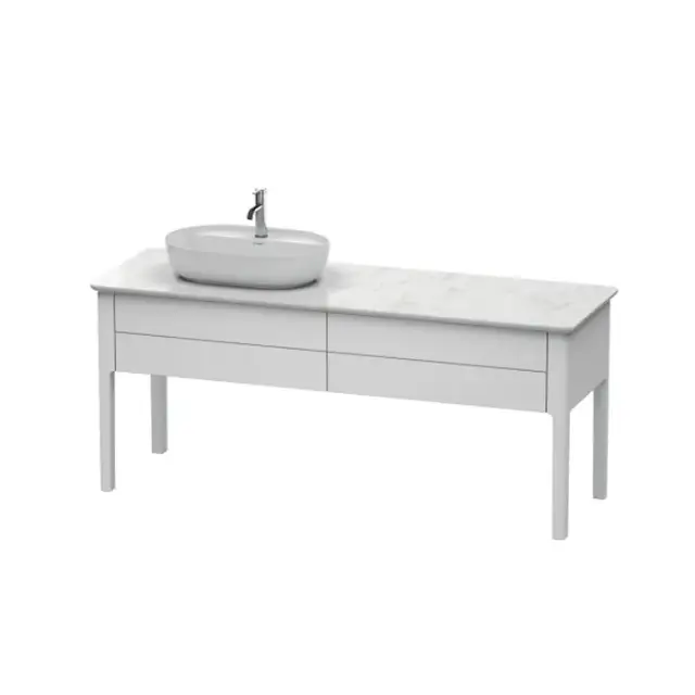 Duravit Luv База напольная, 74,3x178,8xh57,2 cм, цвет белый шелков.-мат. LU9563L3636