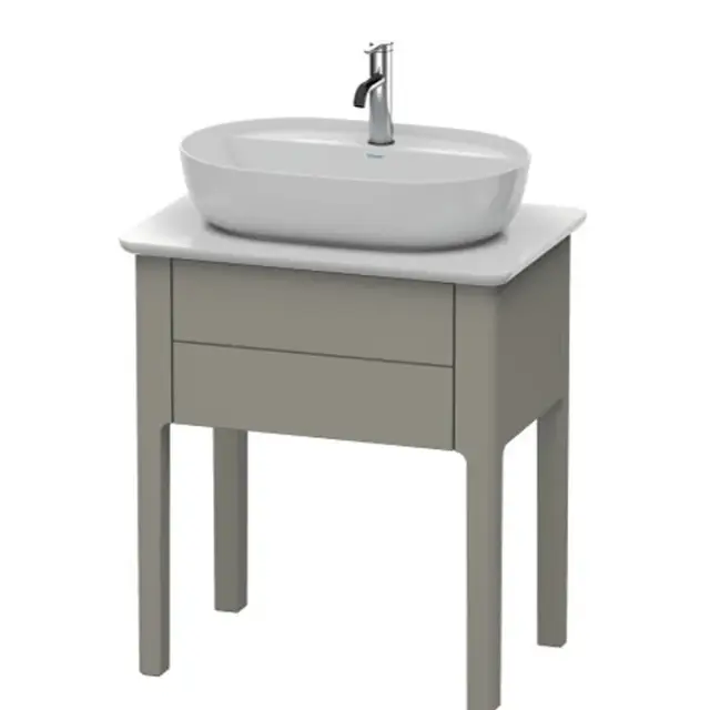 Duravit Luv База напольная, 74,3x68,8xh45 см, цвет каменно-серый шелков.-мат. LU956009292