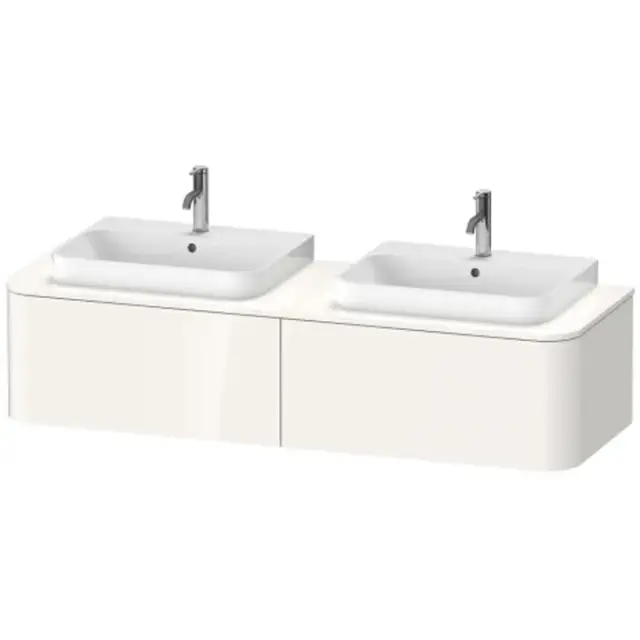 Duravit Happy D.2 Plus Тумба подвесная 354x160xh55cмDX, цвет белый глянцевый HP4946B2222