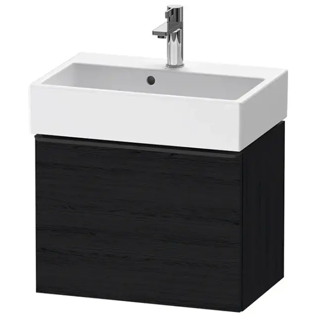 Duravit D-Neo Тумбочка подвесная компакт, 44x58,4xh37,2 см, цвет Black Oak DE422901616