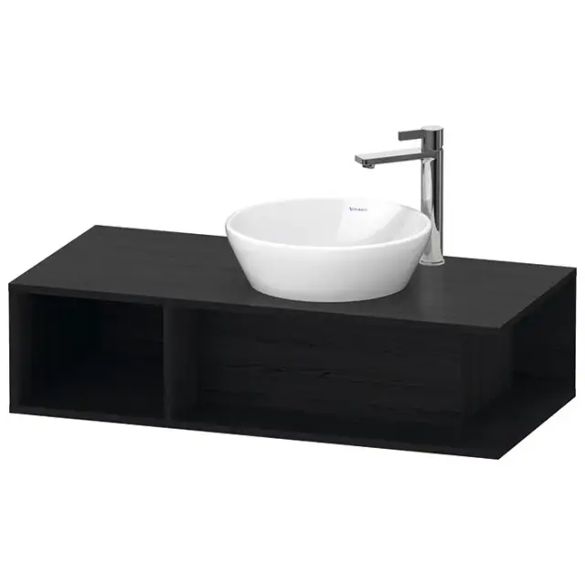 Duravit D-Neo Тумбочка подвесная компакт, 26x100xh48 cм, цвет Black Oak DE493901616