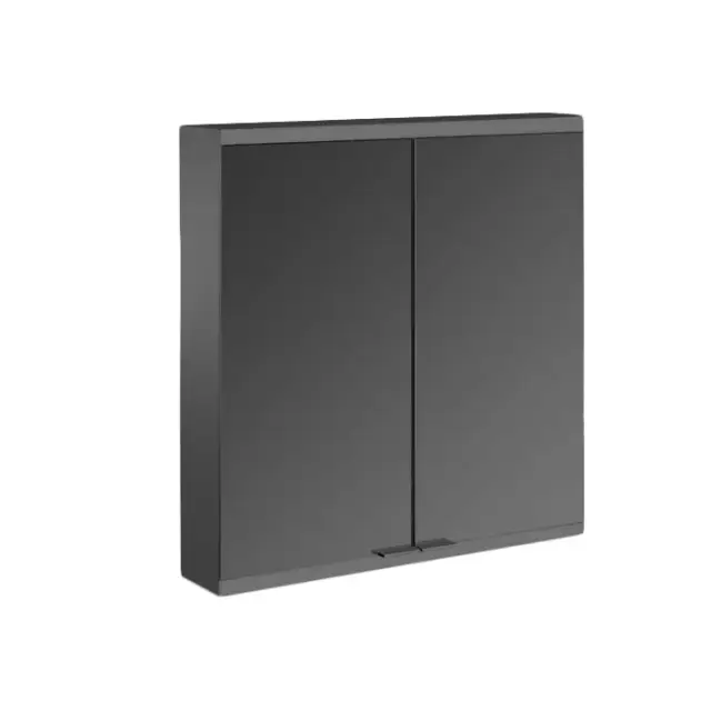 Emco Prime2 Зеркальный шкаф 60xh70 см, с подсветкой, розетка, цвет черный 9497 060 23