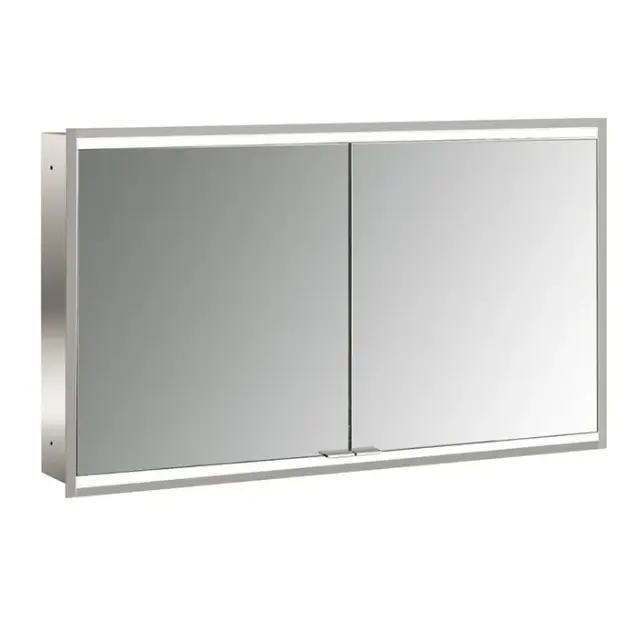 Emco Prime2 Зеркальный шкаф 120xh70 см, с подсветкой, розетка, цвет белый 9497 061 56
