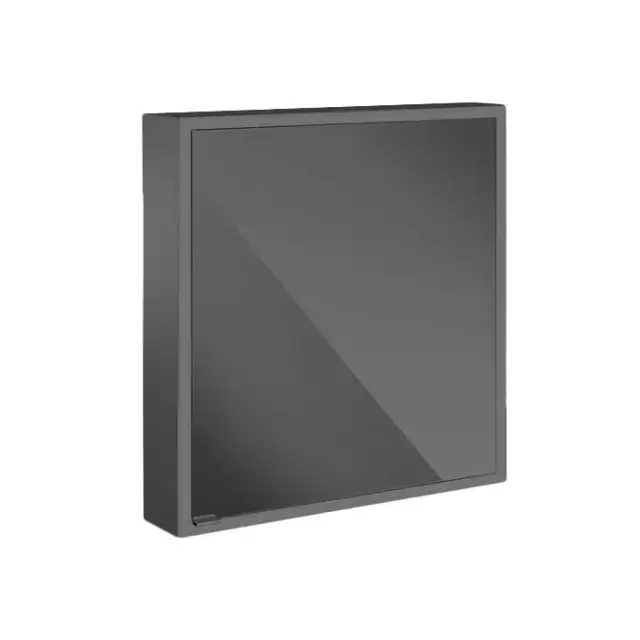 Emco Prime Зеркальный шкаф 60xh70 см, с подсветкой, навесной, цвет черный 9497 050 60