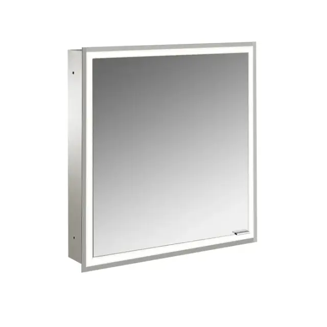 Emco Prime Зеркальный шкаф 60xh70 см, с подсветкой, встраиваемый, цвет белый 9497 061 69