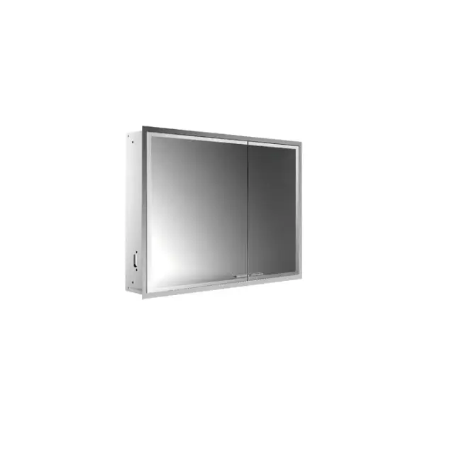 Emco Prestige2 Зеркальный шкаф 91,5 cм, розетка, левый, без Emco light system 9897 071 05