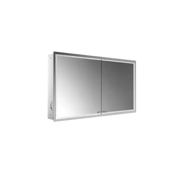 Emco Prestige2 Зеркальный шкаф 121,5 cм, встраиваемый, розетка, с Emco light system 9897 081 08