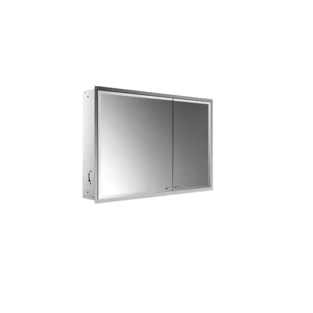 Emco Prestige2 Зеркальный шкаф 101,5 cм, розетка, левый, без Emco light system 9897 071 07
