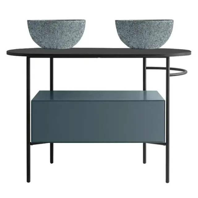 Globo Bob База для консоли OP019BAR 75x24x45h см, цвет: bluette OP021BBL