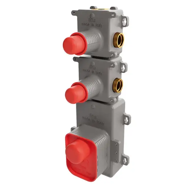 Fima Carlo Frattini Внутренняя часть встраиваемого термост. смесителя для душа, 2 источника F2462