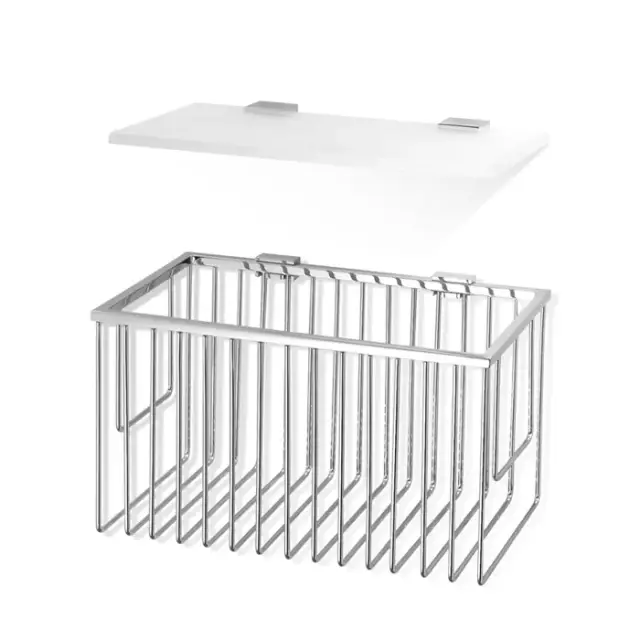 Decor Walther Universal WA GTKS1 Полка-корзинка для полотенец 27,5x16xh16 см, цвет: хром 0703800