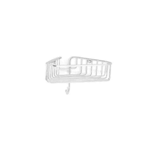 Bertocci Complementi Полка-решетка угловая для душа 22х7хh22 см, с крючком, цвет хром 104 0160 0000