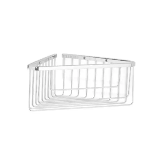 Bertocci Complementi Полка-решетка угловая для душа 22х22хh11.5 см, цвет хром 104 0176 0000