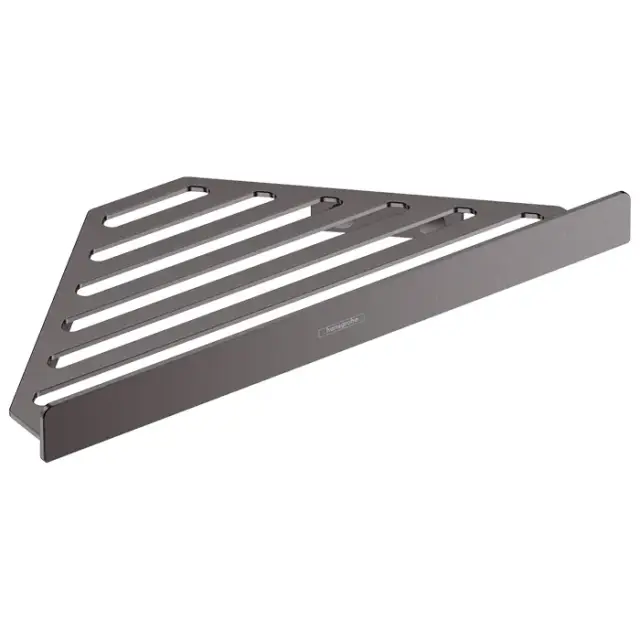 Hansgrohe AddStoris Угловая корзинка подвесная 30,5x15,7 см, цвет: графит 41741340