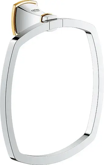 Grohe Grandera Полотенцедержатель-кольцо 17,9 см, цвет: хром/золото/желтый 40630IG0