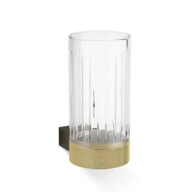 Decor Walther Club WMG Стакан подвесной, граненое стекло, цвет: темная бронза/золото 0857541