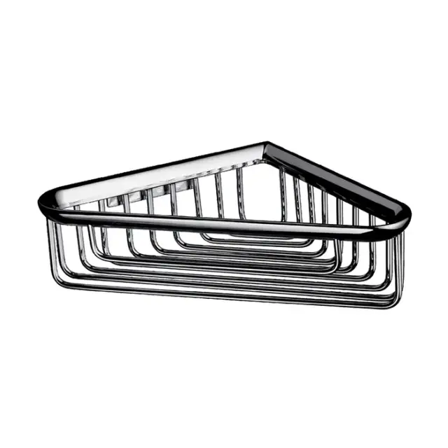 Emco System2 Полочка-решетка угловая, съемная, 17,6x17,6xh6 cм, цвет хром 3545 001 05